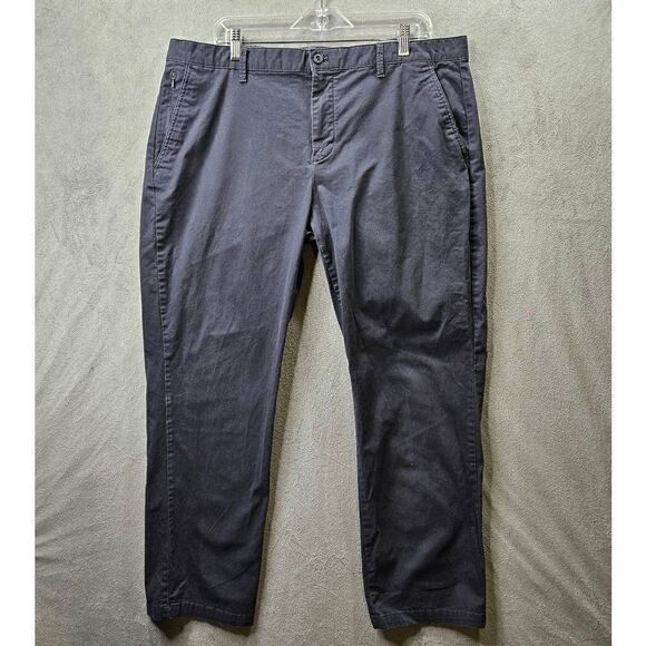 English Laundry Chino Pants Mens Size 40x30 Blue 5 Pockets Flat Front Casual - Picture 1 of 12